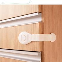 Kit 50 Travas Protetora Fecho Para Gavetas Portas De Armário Kit 50 Travas Protetora Fecho Para Gavetas Portas De Armário