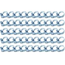 KIT 50 un Abraçadeira Aço Carbono Zincado 1/2 à 3/4 - 13 à 19mm - Rosca Sem Fim - Nove54 KIT 50 un Abraçadeira Aço Carbono Zincado 1/2 à 3/4 - 13 à 19mm - Rosca Sem Fim - Nove54