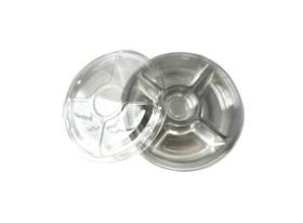 Kit 50 Un Petisqueira Descartável Embalagem Plástica Frios