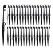 Kit 50 Und Estaca 36cm p/ MicroAspersor MF PT Irrigação Suporte Firme e Instalação Fácil
