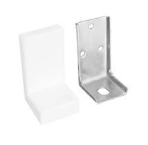 Kit 50 uni cantoneira reforçada capa branca