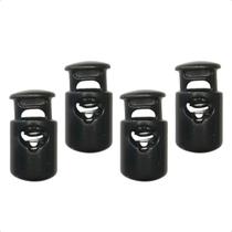 Kit 50 Unid Regulador Touber Passador Cordão e Elástico Cilíndrico Confecção Mochilas Bolsas Bags Roupas