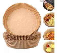 Kit 50 Unidades Base Descartável Para Air Fryer Papel Antiaderente