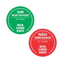 Kit 50 Unidades Bolacha Churrascaria Personalizado PVC - Império da Impressão