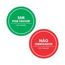 Kit 50 Unidades Bolacha Churrascaria PVC