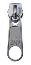 Kit 50 Unidades Cursor Zíper Puxador Vazado Preto Branco Prata NYBC Nº05 Kit 50 Unidades Cursor Zíper Puxador Vazado Preto Branco Prata NYBC Nº05