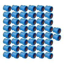 Kit 50 Unidades Luva Soldável Bucha Latão 25 mm x 1/2" Tigre