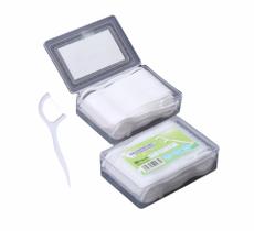 Kit 50 Unidades Palitos Limpeza Fio Dental Vara Pick Flosser