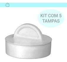 Kit 50 unidades Tampa para Válvula de Tanque 3,5cm Modelo Grande