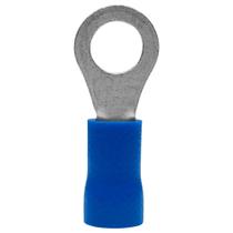 Kit 50 Unidades Terminal Pre-Isolado Anel/Olhal M5 Fio 1,5/2,5mm Azul - CRIMPER Kit 50 Unidades Terminal Pre-Isolado Anel/Olhal M5 Fio 1,5/2,5mm Azul - CRIMPER