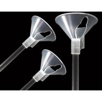 kit 50 Vareta Haste Pega Balão Cristal 33cm / Vareta para Balloon Cake Suporte Bexiga