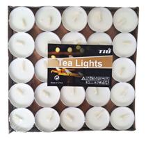 Kit 50 Velas Botão Pequenas Rechaut Tea Light Parafina Decoração Sala Natal - JBI Presentes