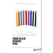 Kit 50 Velas Coloridas 12cm Coloridas 1 kilo ( cores variadas)