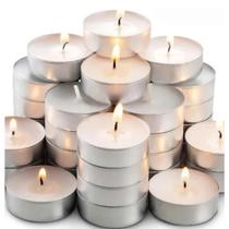 Kit 50 Velas De Parafina Rechaud Decoração Casamento Festa - sem marca Kit 50 Velas De Parafina Rechaud Decoração Casamento Festa - sem marca