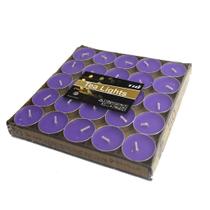 Kit 50 Velas Decorativas Não Aromatizas Roxo