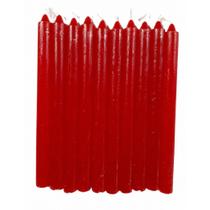 Kit 50 Velas Palito VERMELHA 18cm Parafina Pura Alta Durabilidade Oração, Igreja, Umbanda, Candomblé Kit 50 Velas Palito VERMELHA 18cm Parafina Pura Alta Durabilidade Oração, Igreja, Umbanda, Candomblé