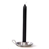 Kit 50 Velas Pretas Palito 16x1,2cm Parafina Pura