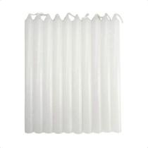 Kit 50 Velas Votiva Palito Branco 18cm Parafina Pura - Sete Raios de Luz