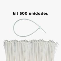 Kit 500 Abraçadeira Nylon Branca Stein + IPI 280 X 4,8mm