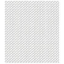 Kit 500 Abraçadeira Rosca Sem Fim Aço Carbono Fita 9mm 32x44mm 1.1/4x1.3/4" Suprens