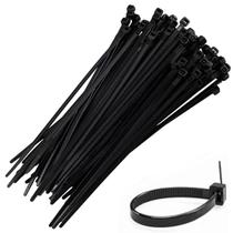 Kit 500 Abraçadeiras de Nylon Fita Hellermann 300mm x 3,6mm Preta Cortelux