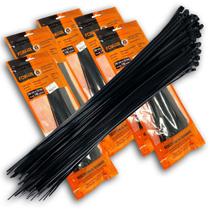 Kit 500 Abraçadeiras de Nylon Preta Foxlux 28cm x 4,8mm Kit 500 Abraçadeiras de Nylon Preta Foxlux 28cm x 4,8mm