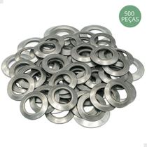Kit 500 Arruelas P/ Calotas Metal Aço Carro Aro 13 14 15 16 Kit 500 Arruelas P/ Calotas Metal Aço Carro Aro 13 14 15 16