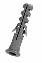 Kit 500 Buchas 10mm com Anel/Aba Fixação Parede Bloco Maciça Tijolo Reboco Resistente IV PLAST