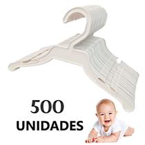 Kit 500 Cabide Para Bebê Infantil Coloridos Menina Menino Plástico Acrílico Resistente