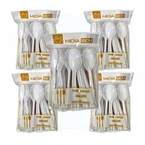 Kit 500 Colher Refeição Leve Branca 15,7cm Kit 500 Colher Refeição Leve Branca 15,7cm