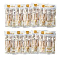 Kit 500 Colher Refeição Leve Cristal 15,7cm Kit 500 Colher Refeição Leve Cristal 15,7cm