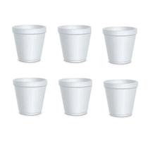 Kit 500 Copos Isopor 120ml termico P/ Café Sopa Chá sorvete Kit 500 Copos Isopor 120ml termico P/ Café Sopa Chá sorvete