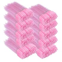 Kit 500 Escovinha Glitter Para Cílios Extensão Alongamento Descartável