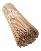 Kit 500 Estacas Tutor De Plantas Jardinagem Haste Natural Bambu 35cm Suporte Para Crescimento Orquídeas Flores