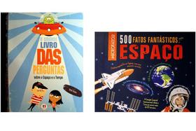 Kit 500 Fatos Fantásticos sobre sobre o Espaço + O Grande Livro das perguntas sobre o Espaço e o Tempo