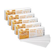 Kit 500 Lenços para Depilação Fibra Natural Depilatório Depilflax