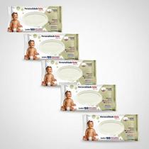Kit 500 Lenços Umedecidos Personalidade Baby Pele Sensível Kit 500 Lenços Umedecidos Personalidade Baby Pele Sensível