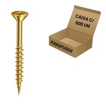 Kit 500 Parafusos Chata 4,5 x 50mm Phillips Bicromatizado