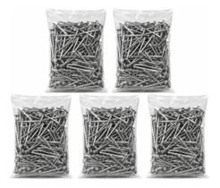Kit 500 Pregos 17x21 Com Cabeça Para Madeira Marcenaria