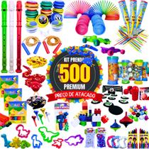 Kit 500 Prenda Lembrancinha Para Festa Infantil Sacolinha Aniversário Criança Mini Brinquedos Atacado - Brinquedo Festa Junina Doação