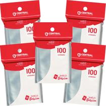 Kit 500 Protetores Sleeves Magic Pokemon Kop Transparente Central Shield Kit 500 Protetores Sleeves Magic Pokemon Kop Transparente Central Shield