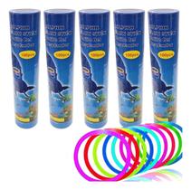 Kit 500 Pulseira Neon Alto Brilho Fluorescente Festa Balada Kit 500 Pulseira Neon Alto Brilho Fluorescente Festa Balada