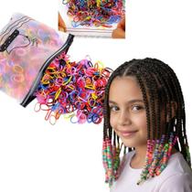 Kit 500 Rabicó Elástico Para Cabelo Liguinha Borrachinha