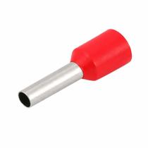 Kit 500 Terminal Elétrico Ilhós Tubular 0,51,5 mm² Vermelho