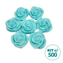 Kit 500 Unidades Mini Sabonete Artesanal Rosa Flor 2,5 cm