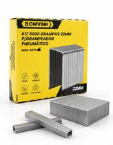Kit 5000 Grampos 22mm Grampeador Pneumatico Bateria Eletrico Kit 5000 Grampos 22mm Grampeador Pneumatico Bateria Eletrico