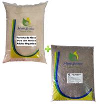 Kit 500gr Farinha de osso mais 500gr de Torta de mamona Kit 500gr Farinha de osso mais 500gr de Torta de mamona