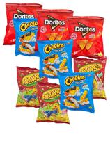 Kit 500un Mini Elma Chips Doritos-Cheetos-Fandangos
