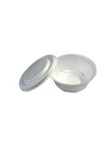 Kit 500Un Pote Isopor Térmico Com Tampa 500Ml Cumbuca Festa