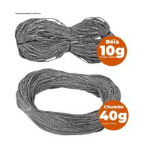 Kit 50m Tralha boia 10gr + Tralha Chumbo 40gr King Redinha Kit 50m Tralha boia 10gr + Tralha Chumbo 40gr King Redinha